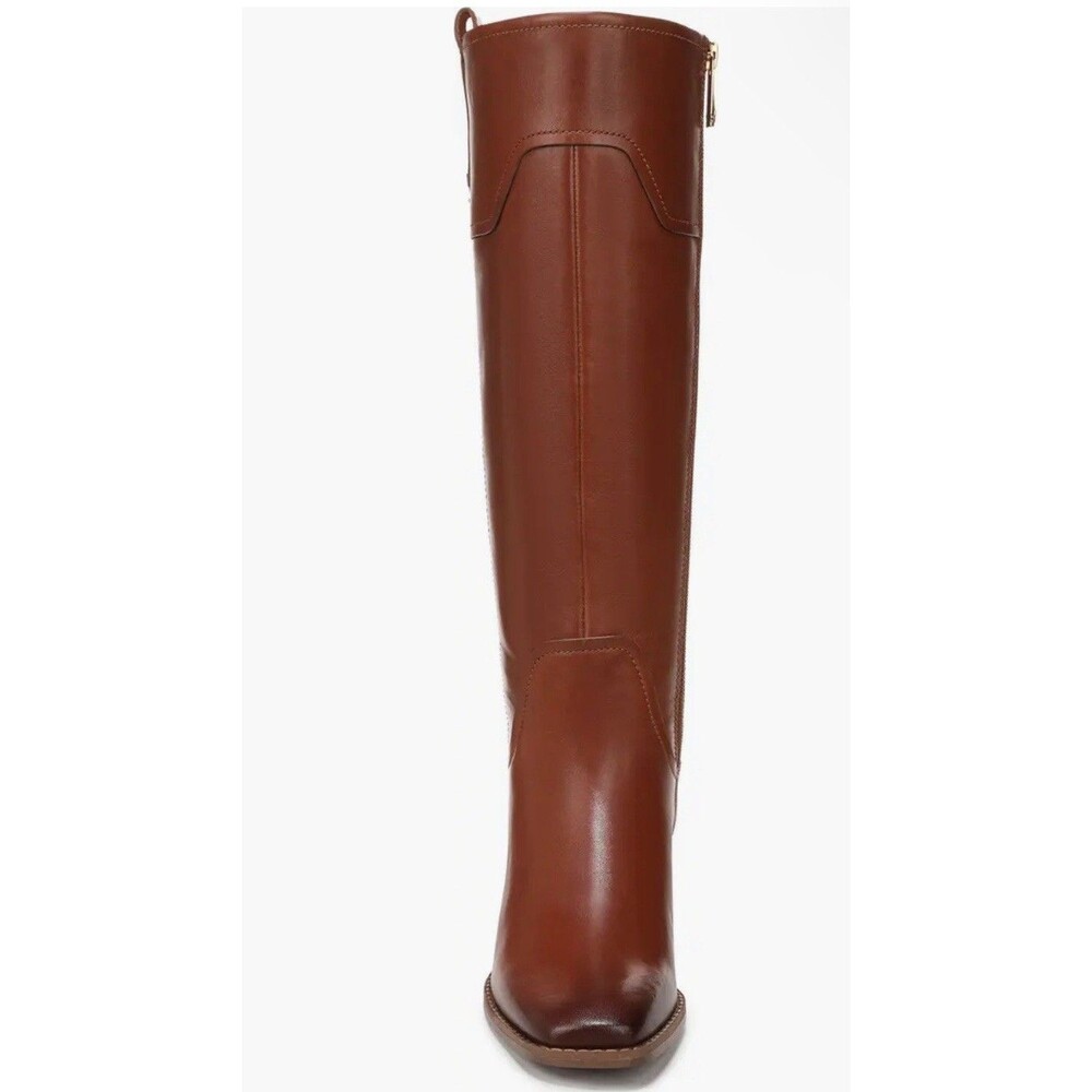 27 Edit Naturalizer Emmie Women's 12 Wide Calf Boots In Cider Spice Brown New - Picture 5 of 9